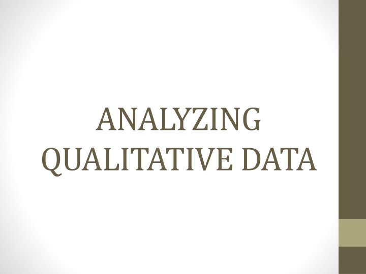 Analyzing Qualitative Data: Steps and Coding Methods