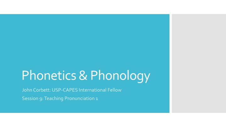Teaching Pronunciation Techniques and Drills for Effective Learning
