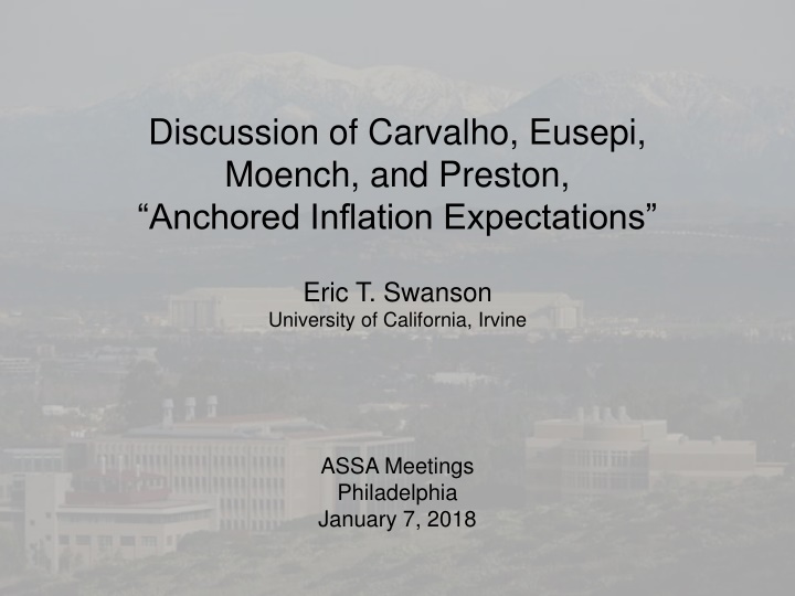 Endogenous Inflation Expectations in Macroeconomic Models