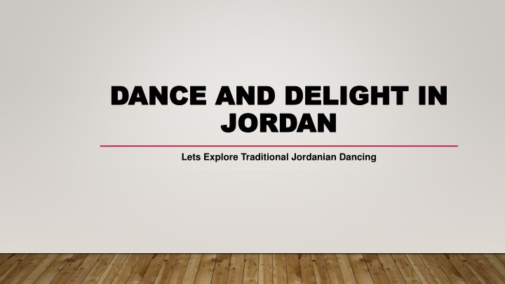 Discover the Vibrant World of Traditional Jordanian Dancing
