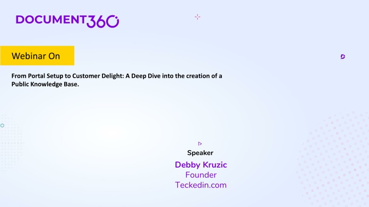 Deep Dive into Building a Tech Knowledge Base for Customer Delight