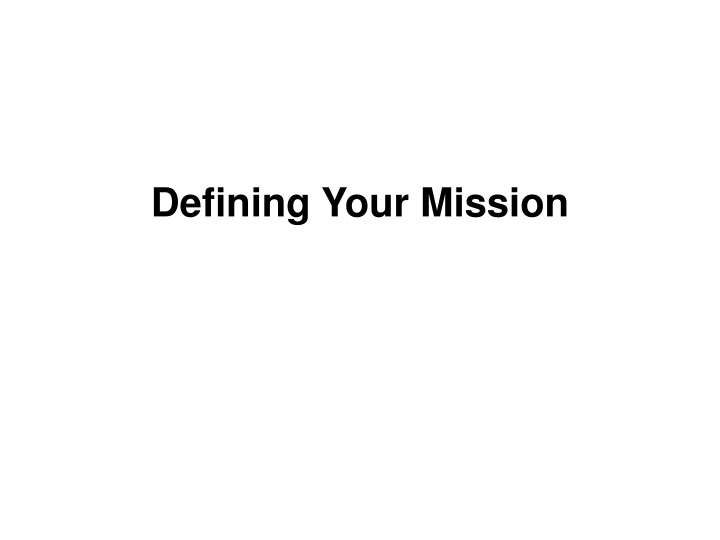 Crafting Your Personal Mission: Unleashing Purpose and Passion