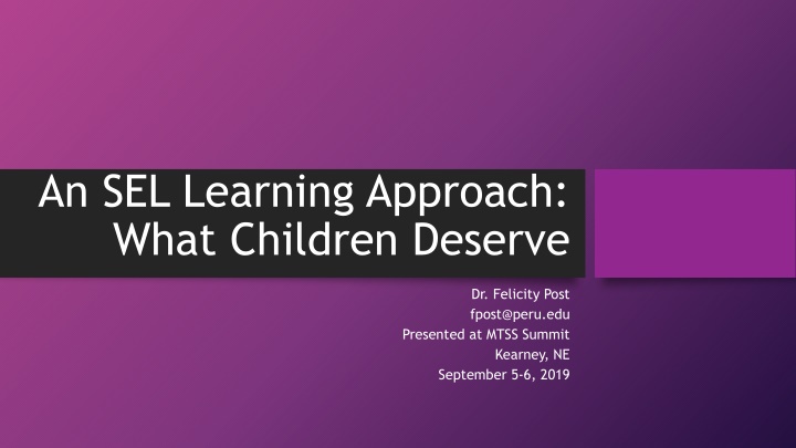 Social-Emotional Learning: What Educators Should Know