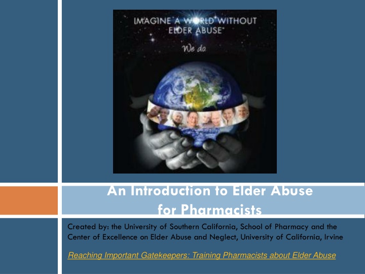 Elder Abuse: A Guide for Pharmacists