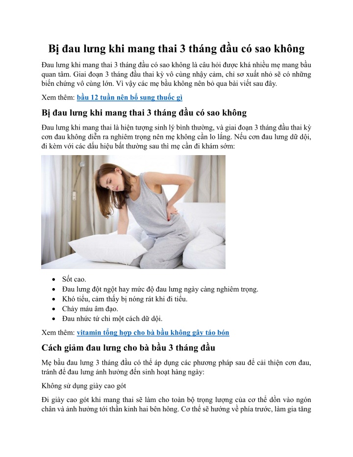b au l ng khi mang thai 3 th ng u c sao kh ng n.w