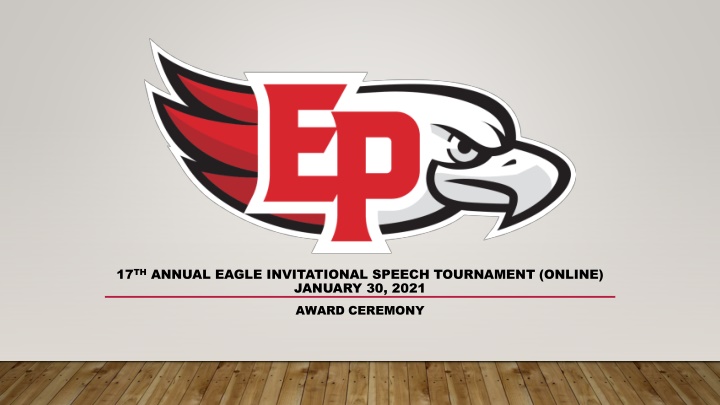Results of 17th Annual Eagle Invitational Speech Tournament
