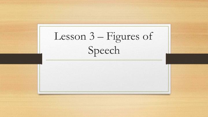 Figures of Speech in Writing