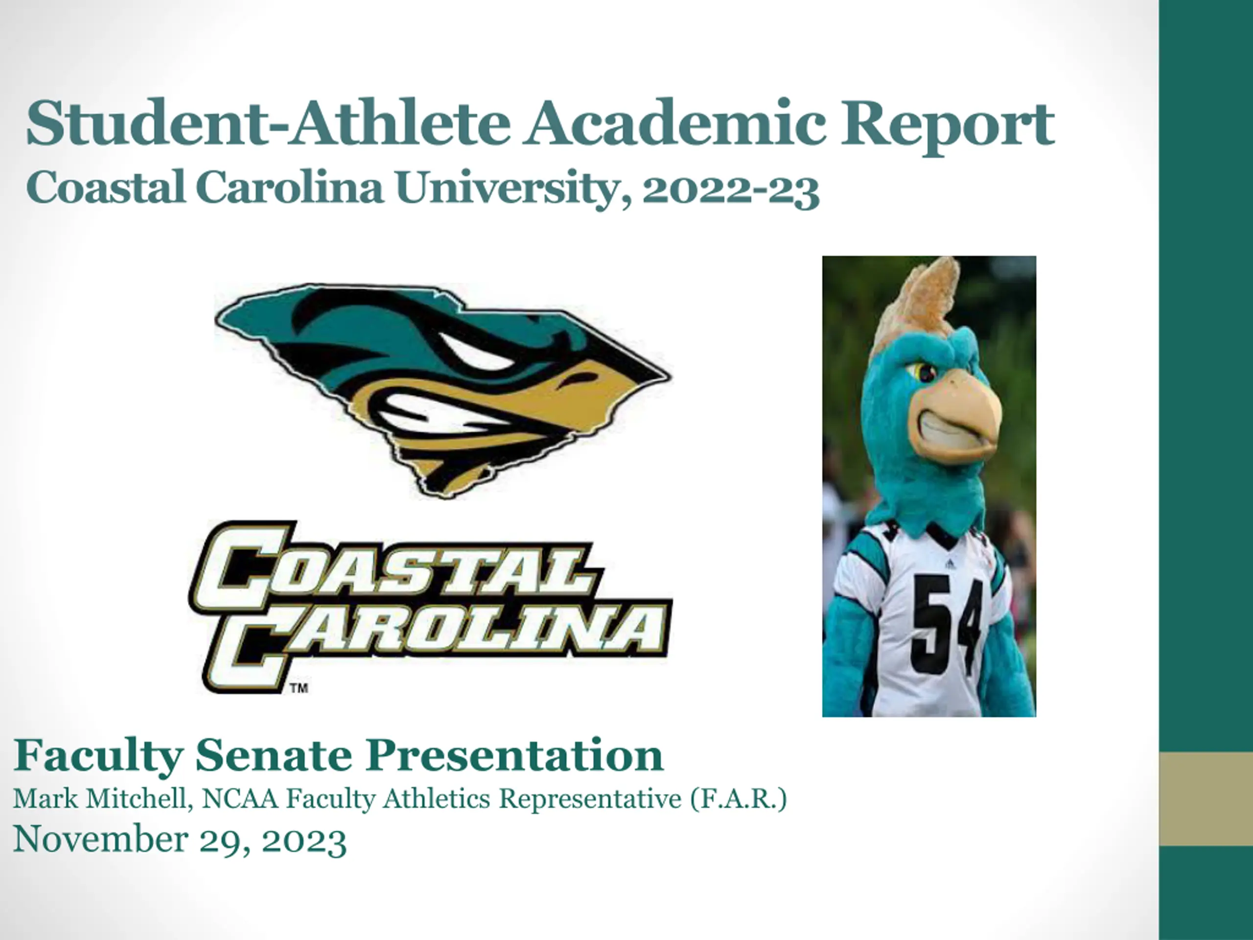 Student-Athlete Academic Report