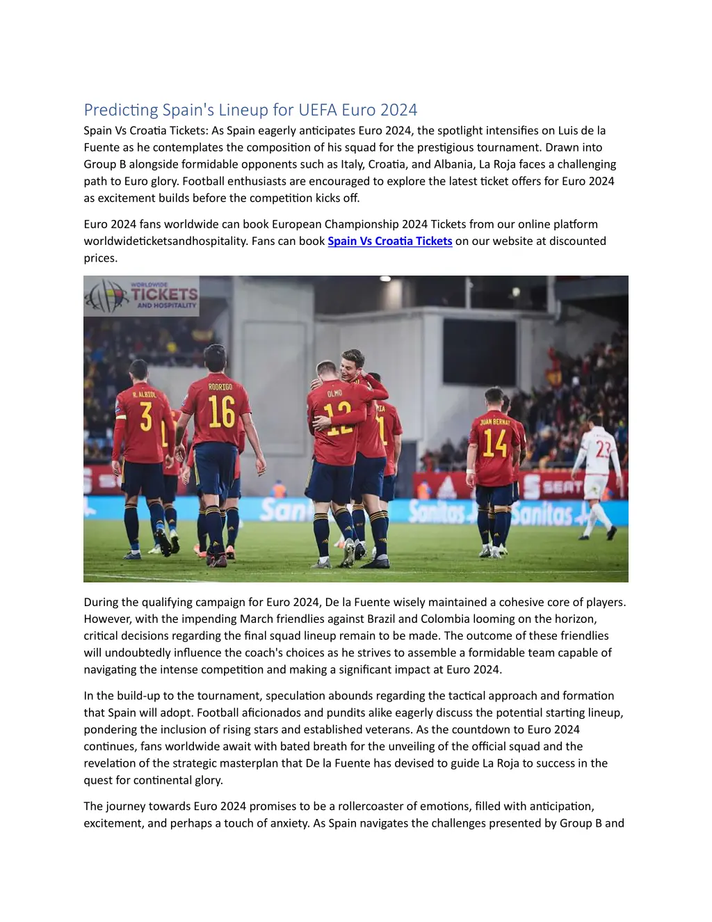 PPT Predicting Spain's Lineup for UEFA Euro 2024