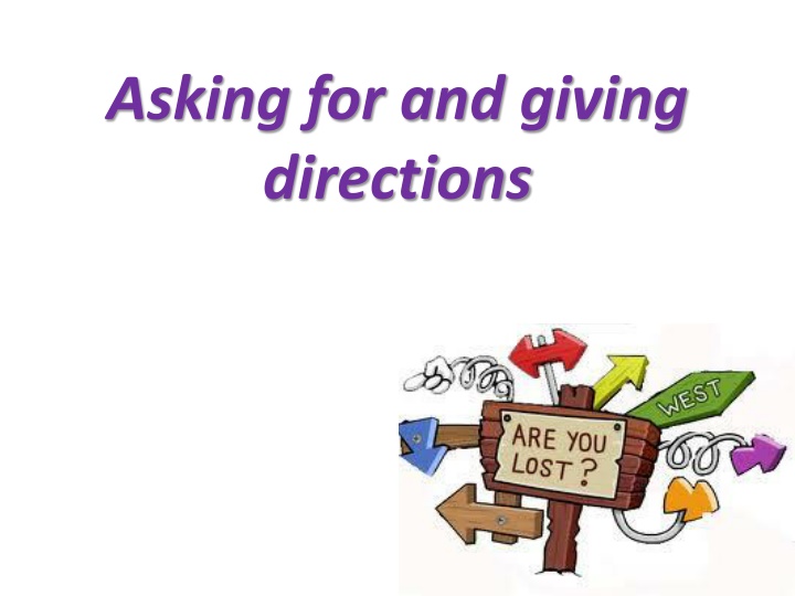Asking for and Giving Directions Guide