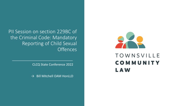 Mandatory Reporting of Child Sexual Offences: Understanding Section 229BC of the Criminal Code
