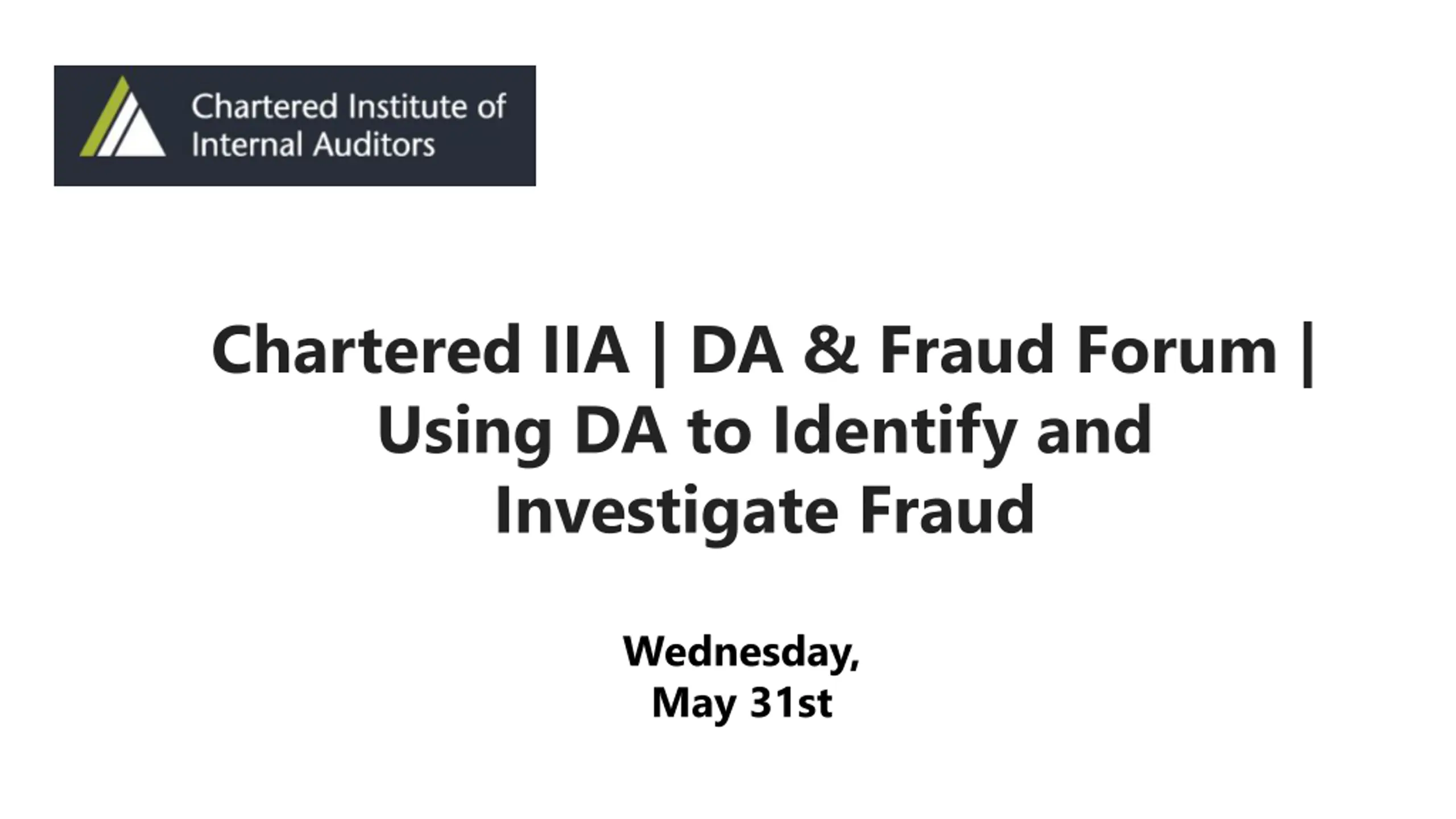 Efficient Fraud Management with Data Analytics