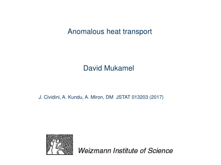 Anomalous Heat Transport in Mathematical Physics