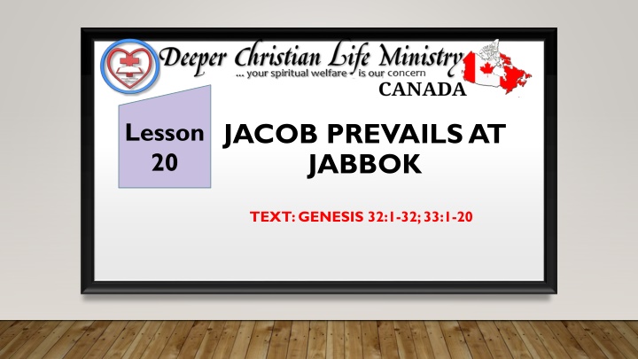 Lessons from Jacob's Encounter at Jabbok