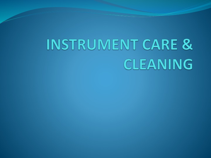 Instrument Care and Maintenance Guides for Wind Musicians