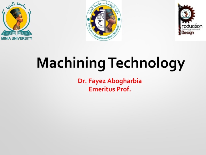 Expert Insights: Machining Technology Innovations by Dr. Fayez Abogharbia