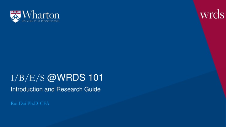 I/B/E/S Data: A Comprehensive Guide