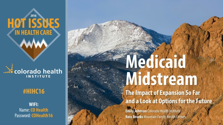 The Impact of Medicaid Expansion in Colorado