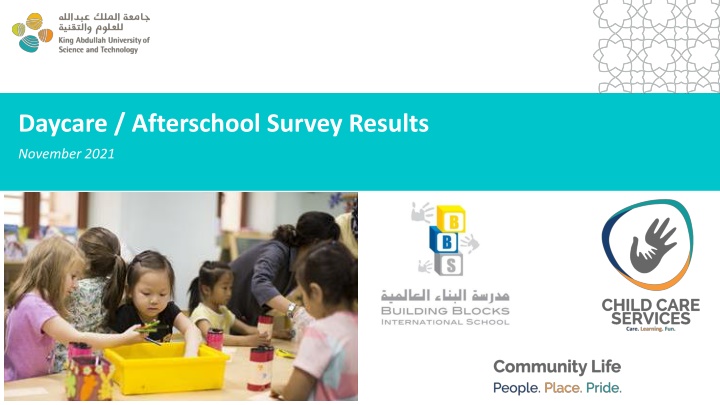 November 2021 Daycare & Afterschool Survey Results