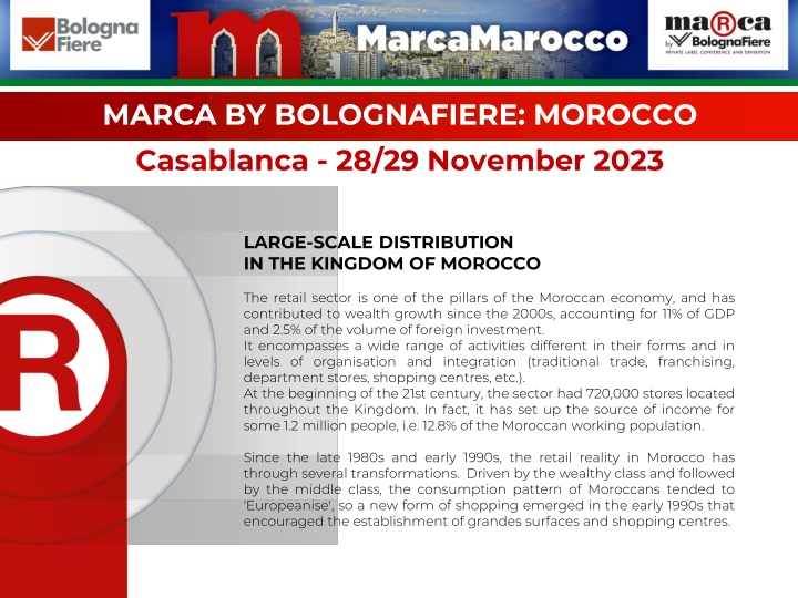 Retail Transformation in the Kingdom of Morocco: MARCA BY BOLOGNAFIERE
