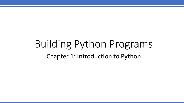 Computer Science and Python Programming Basics
