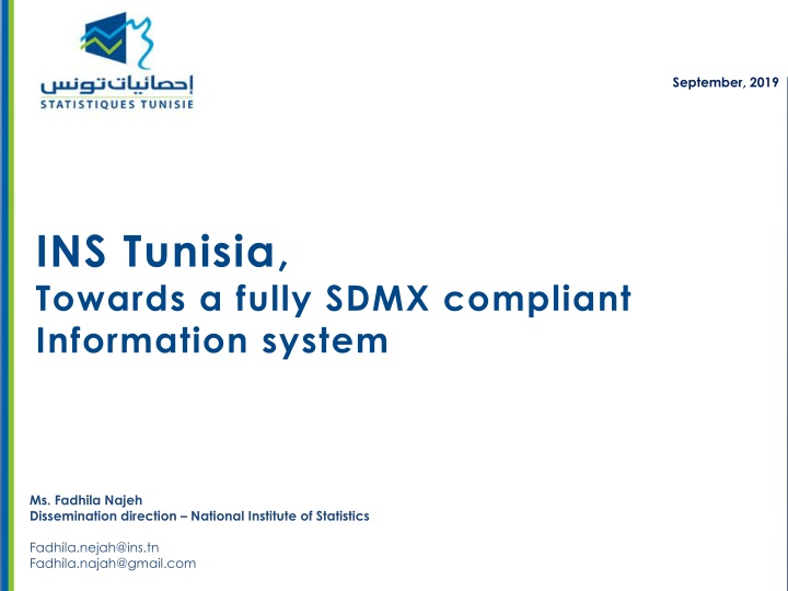 Modernization of Tunisian Statistical System: Journey Towards SDMX Compliance