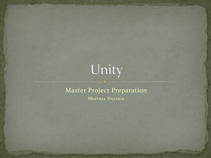 Unity3D Overview and Features