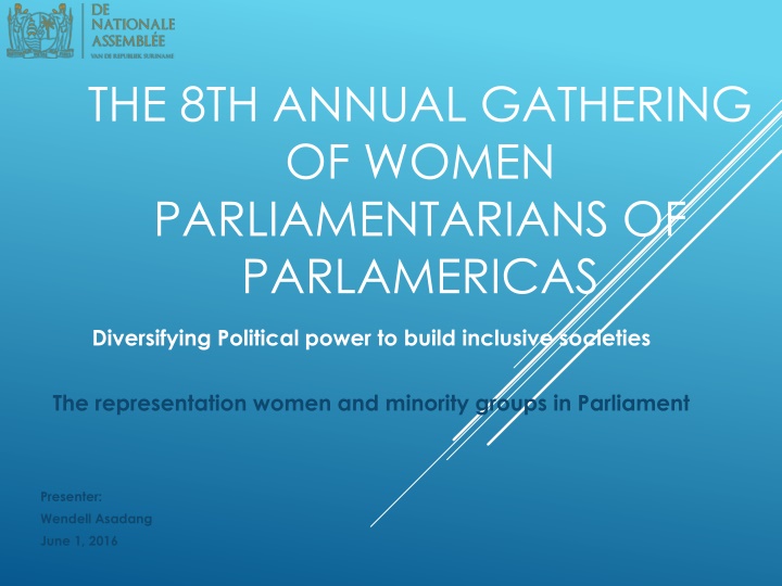 Empowering Women in Politics: The Suriname Experience