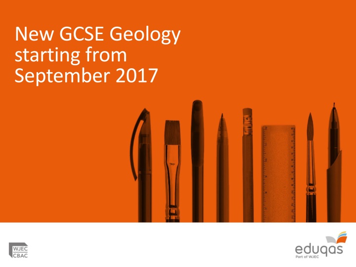New GCSE Geology Overview and Assessment Details