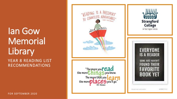 Exciting September 2020 Reading Recommendations for Year 8 Students