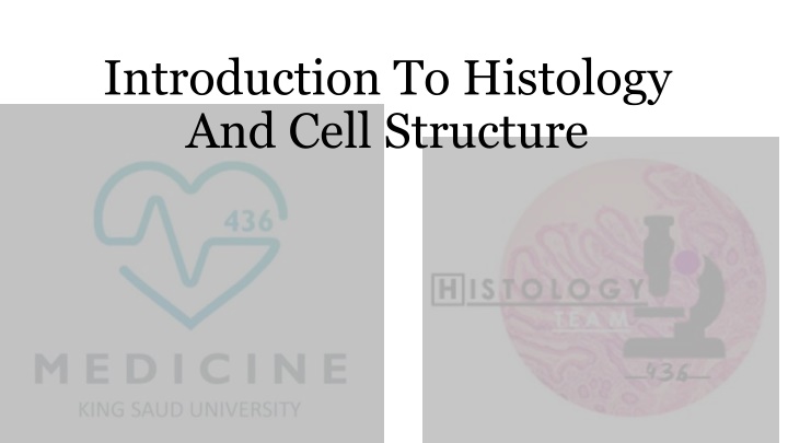 Histology and Cell Structure Fundamentals