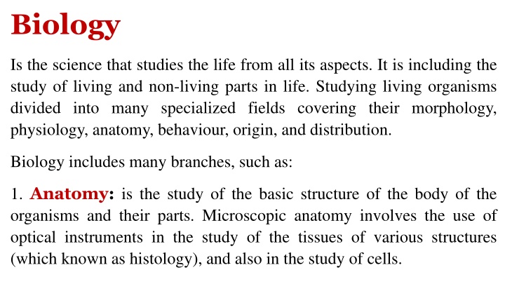 The Fascinating World of Biology and Human Biology