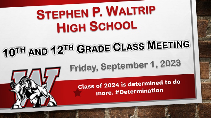 Important Dates and Reminders for Fall Semester 2023 at Waltrip School