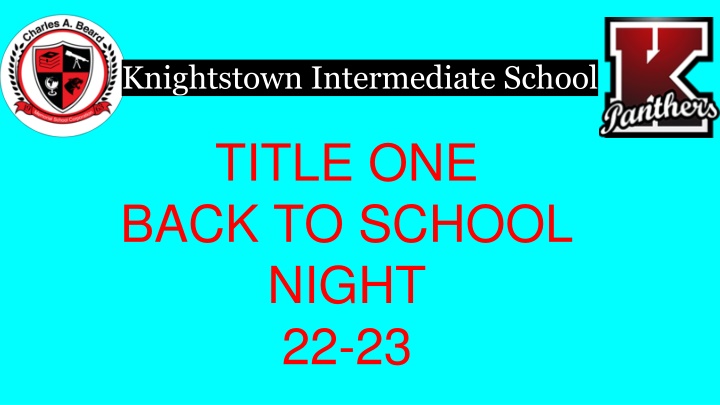 Knightstown Intermediate School Back to School Night 2022-2023