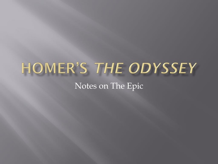 Unveiling the Epic: Key Elements and Universal Themes