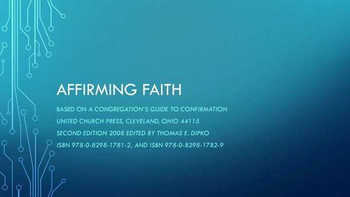 Faith and Community Life in the United Church of Christ