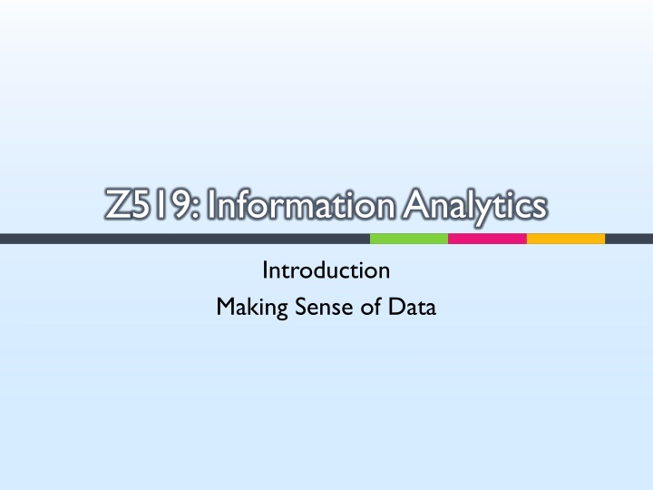 Making Sense of Data in the Data-Driven Society