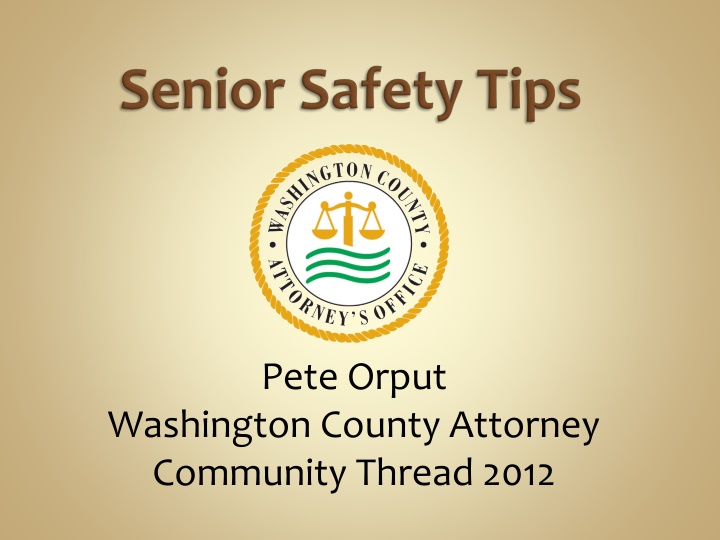 Protecting Seniors from Common Fraud Schemes and Scams