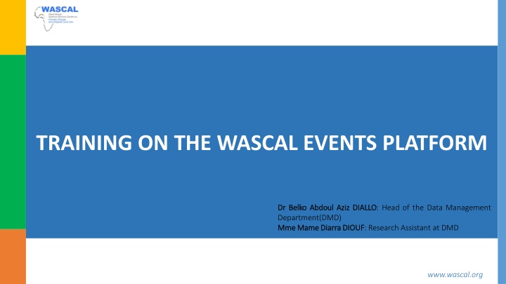 Streamlining Event Management with WASCAL Events Platform