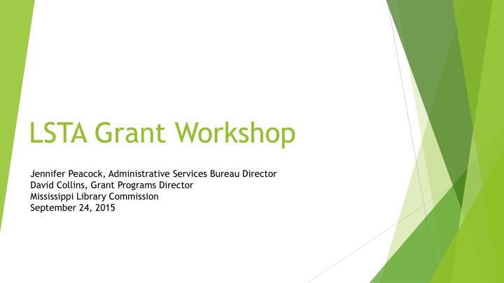 Restructuring LSTA Grant Reporting for Enhanced Performance Assessment