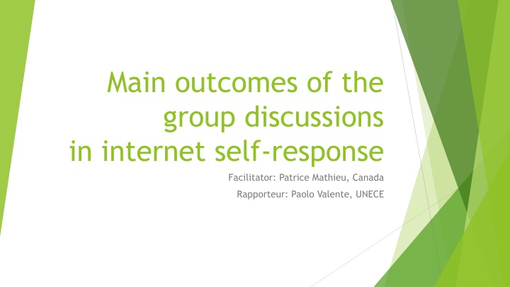 Key Considerations for Implementing Internet Self-Response in Census Surveys