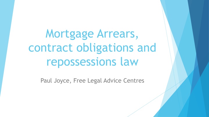 Mortgage Arrears, Repossessions, and Legal Obligations in Ireland