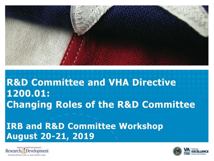 Evolution of VA Research & Development Committee Responsibilities