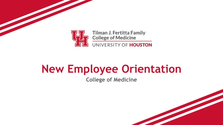 New Employee Orientation at Tilman J. Fertitta Family College of Medicine