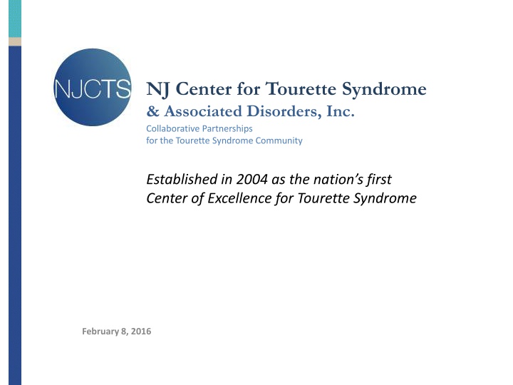 Tourette Syndrome: Facts and Implications