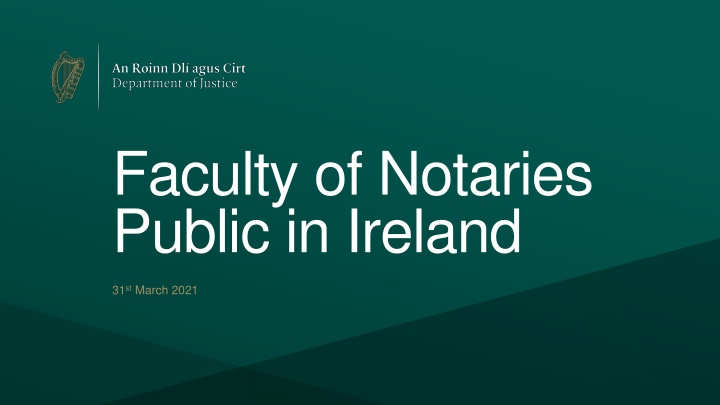 Overview of Anti-Money Laundering Obligations for Notaries in Ireland