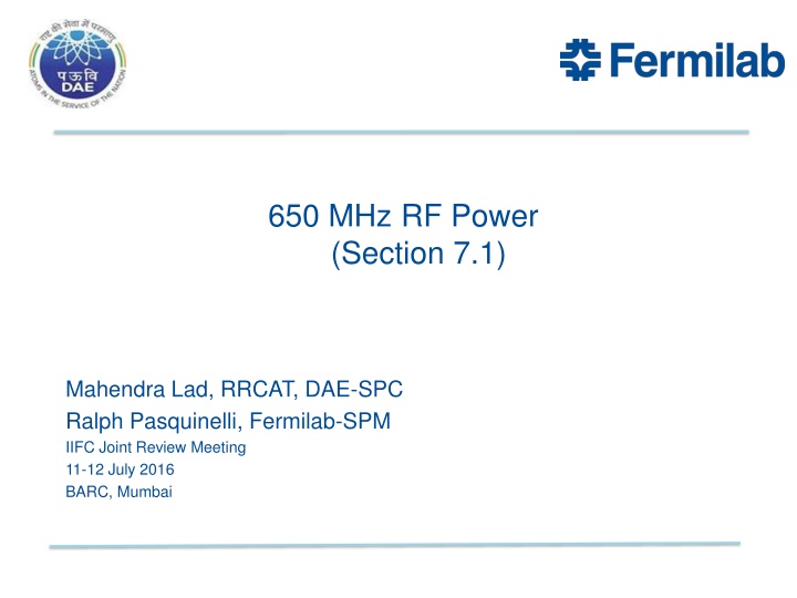 Development of 650 MHz RF Power Systems for PIP-II Linac