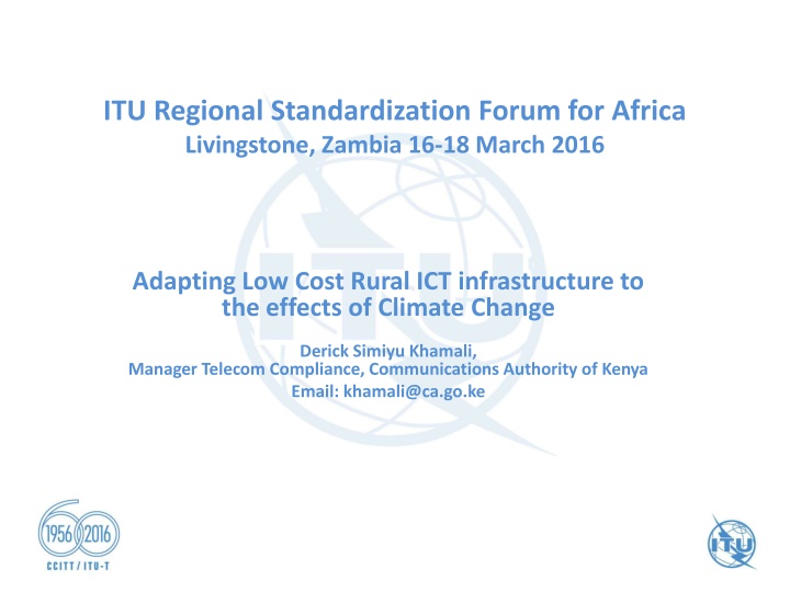 Adapting Low-Cost Rural ICT Infrastructure to Climate Change Effects