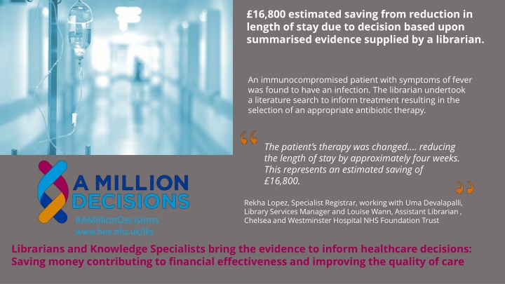 Impact of Librarians on Healthcare Decision-Making