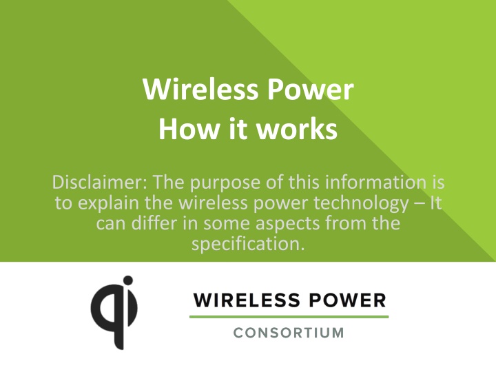 Wireless Power Technology